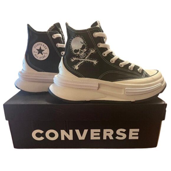 Converse Unisex Run Star Legacy CX Hi Top Skull Sneakers